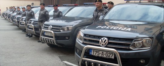 Promocija novih terenskih vozila za specijalnu policiju