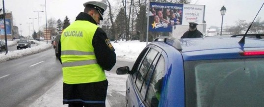 Uprava policije – Obavijest za vozače