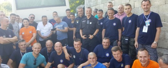 Direktor Uprave policije posjetio učesnike Marša mira