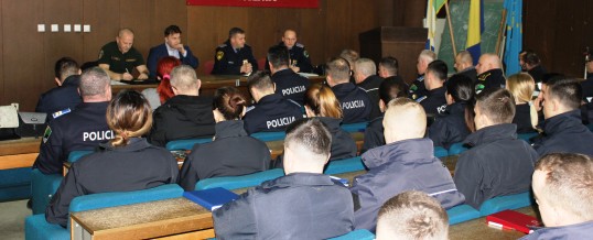 Održan radni sastanak na temu „Praktična obuka polaznika XXXVII generacije osnovne policijske obuke za čin „policajac“
