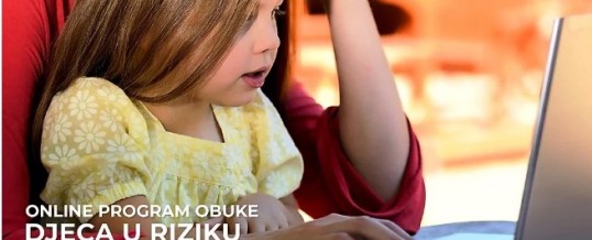 Učešće u on-line obuci „Djeca u riziku digitalnog okruženja“