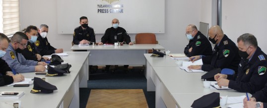 Uprava policije – Održan radni sastanak sa komandirima policijskih stanica
