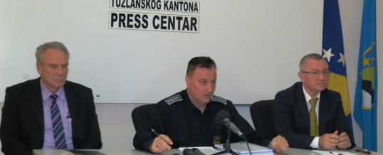 Press  konferencija  Uprave  policije  MUP-a TK-a