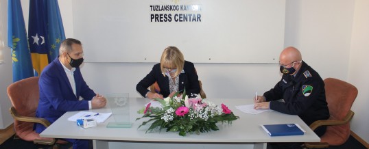 Potpisan Sporazum o saradnji između  Uprave policije MUP TK, U.G. “Vive Žene” i RTV TK