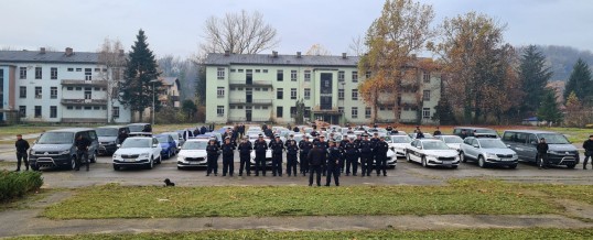 Prezentacija novih policijskih vozila i promocija Jedinice za saobraćaj Uprave policije MUP TK-a