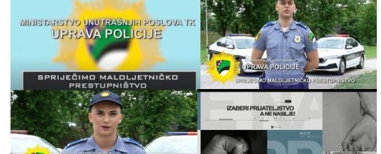 Uprava policije MUP TK- Kampanja Spriječimo maloljetničko prestupništvo