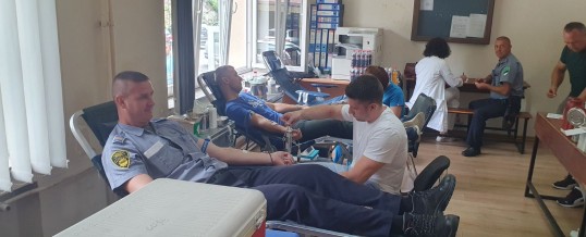 Policijska uprava Banovići – Akcija dobrovoljnog darivanja krvi