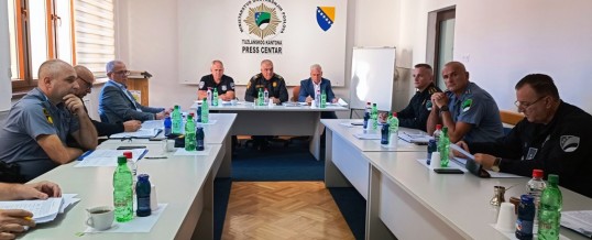 Održan prošireni kolegij direktora Uprave policije MUP-a TK sa saradnicima